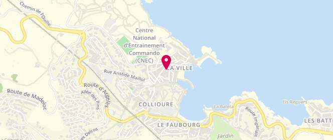Plan de Boutique Roseau, 4 Rue Vauban, 66190 Collioure