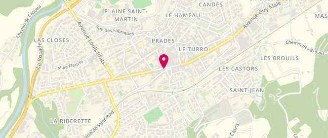 Plan de Georges RENOUF, 151 avenue du Général de Gaulle, 66500 Prades
