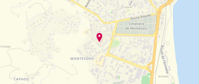 Plan de SARL Little Square, Centre Commercial Montesorro Logis Montesoro, 20600 Bastia