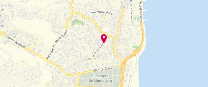 Plan de Mini Nous, 5 Rue Saint-Exupéry, 20600 Bastia