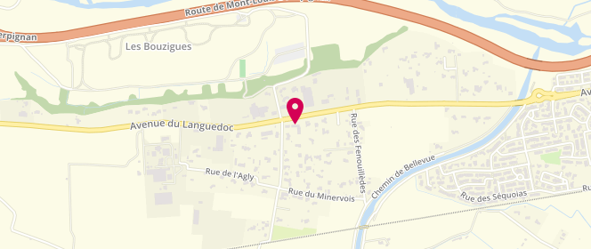 Plan de Esprit Rugby, 1380 avenue du Languedoc, 66170 Saint-Féliu-d'Avall