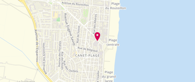 Plan de Galaxy, 3 avenue de la Méditerranée, 66140 Canet-en-Roussillon