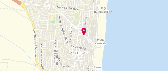 Plan de Helene Berr - Prêt à Porter, 11 avenue de la Méditerranée, 66140 Canet-en-Roussillon