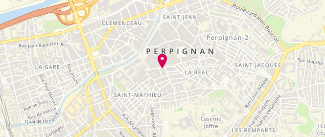 Plan de La Fripe des Augustins, 28 Rue des Augustins, 66000 Perpignan