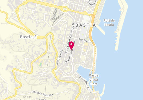 Plan de THO Pascale, 19 Boulevard Paoli, 20200 Bastia