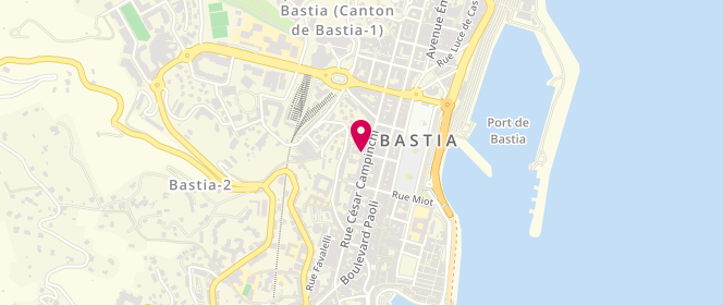 Plan de Linéa Gio, 23 Rue César Campinchi, 20200 Bastia