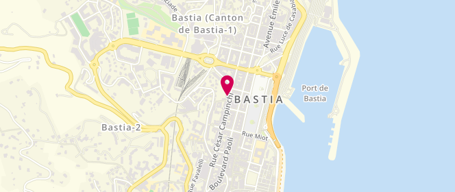 Plan de Au 27, 27 Rue César Campinchi, 20200 Bastia
