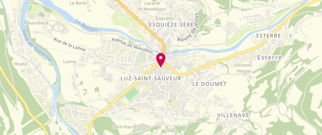 Plan de Mlle Toy, 2 Rue du Caillaou, 65120 Luz-Saint-Sauveur