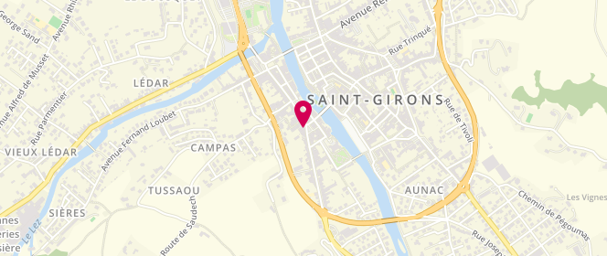 Plan de Cache Cache, 68 Rue Villefranche, 09200 Saint-Girons