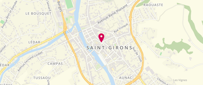 Plan de La Confiance, 2 place Pasteur, 09200 Saint-Girons