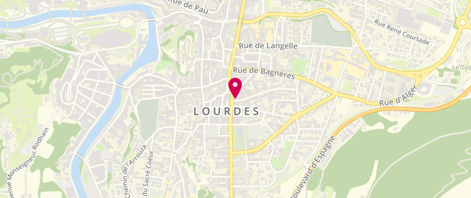 Plan de Boutique Oscar, 1 avenue du Maréchal Joffre, 65100 Lourdes