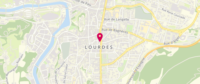 Plan de Scrupules, 6 Rue Lafitte Buraliste, 65100 Lourdes
