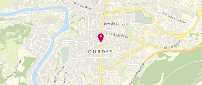 Plan de Ln créations, 23 place Marcadal, 65100 Lourdes