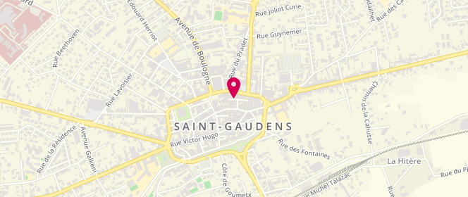 Plan de De Pied en Cap, 3 Rue des Remparts, 31800 Saint-Gaudens