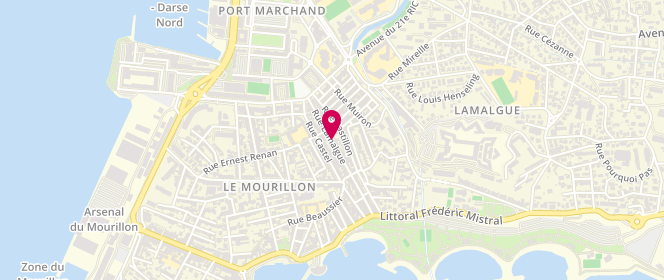 Plan de Maison Clothes, 24 Rue Lamalgue, 83000 Toulon