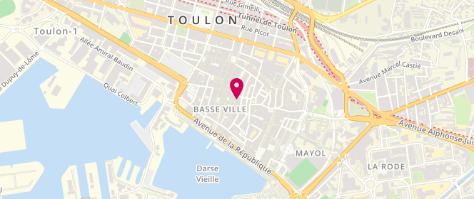 Plan de Melrose Shopp Toulon, 4 Rue d'Alger, 83000 Toulon