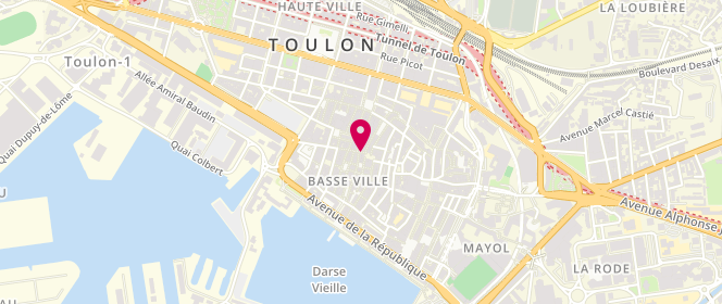 Plan de Chacok Vintage Toulon, 25 place Camille Ledeau, 83000 Toulon