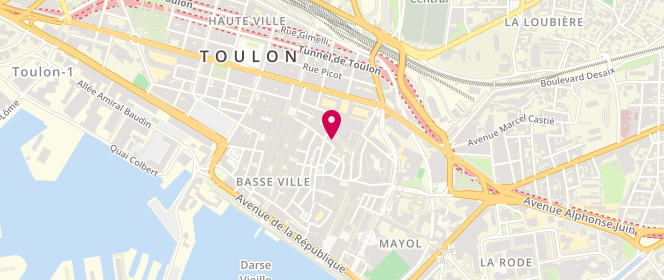 Plan de Cotélac Outlet, 19 Rue Paul Lendrin, 83000 Toulon
