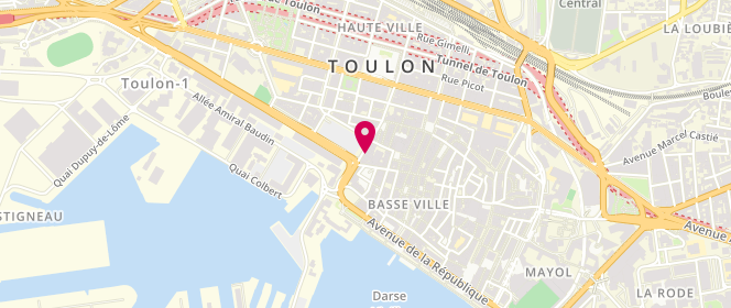 Plan de La Suite, 14 Rue Anatole France, 83000 Toulon