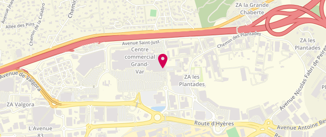 Plan de Elena Mirò', Printemps Toulon - Centre Commercial Grand Var
avenue de l'Université, 83160 Toulon