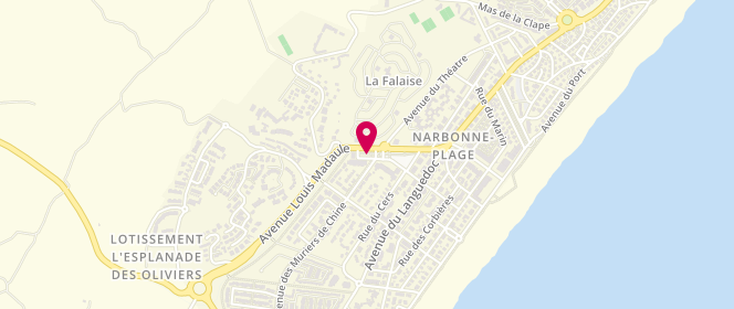 Plan de Nana Fiesta, Plage Méditerranée, 11100 Narbonne