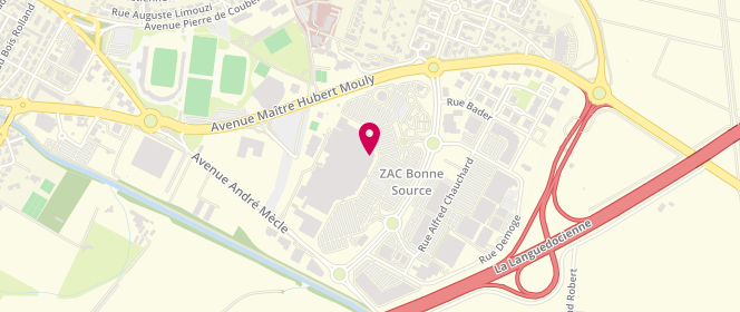 Plan de Jules Narbonne, Centre Commercial Carrefour
Route des Plages, 11100 Narbonne