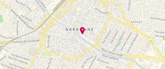 Plan de Marcel, 6 Rue Marcelin Coural, 11100 Narbonne