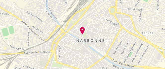 Plan de Ligne'S, 11 Rue Gustave Fabre, 11100 Narbonne