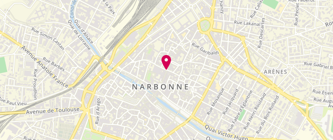 Plan de Btr Narbonne, 37 Rue Droite, 11100 Narbonne