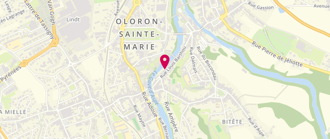 Plan de Intemporel, 34 Rue Louis Barthou, 64400 Oloron-Sainte-Marie