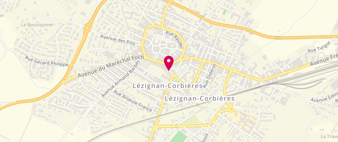 Plan de Biboutique, 12 Rue Guynemer, 11200 Lézignan-Corbières