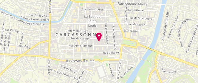 Plan de Berenice, 35 Rue Courtejaire, 11000 Carcassonne