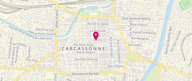 Plan de Le Vestiaire de Charline, 15 Rue Antoine Armagnac, 11000 Carcassonne