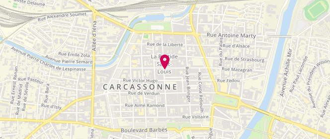 Plan de Echappee Belle, 18 Rue Antoine Armagnac, 11000 Carcassonne