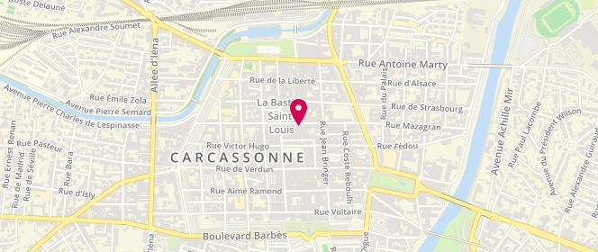 Plan de Kidiliz, 15 Rue Georges Clemenceau, 11000 Carcassonne