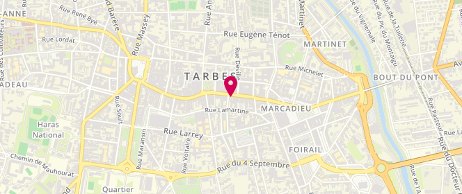 Plan de Religion Rugby Tarbes, 85 Rue Maréchal Foch, 65000 Tarbes