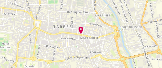 Plan de Sergent Major, 72 Rue Maréchal Foch, 65000 Tarbes
