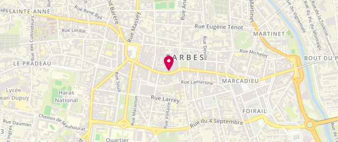 Plan de Etam Lingerie, 22 Rue Maréchal Foch, 65000 Tarbes