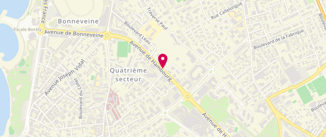 Plan de Olly Gan, 7 Centre Commercial Bonneveine Avenue Hambourg, 13008 Marseille