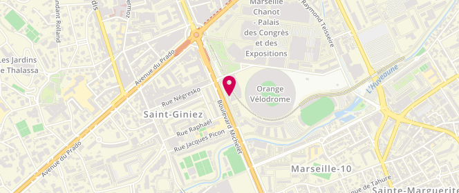 Plan de Geox, Shopping, Centre Commercial Prado
41 Boulevard Michelet, 13008 Marseille