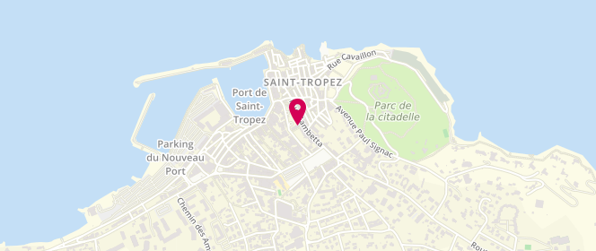 Plan de Isabel Marant, 37 Place de la Garonne, 83990 Saint-Tropez