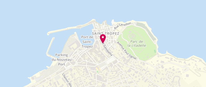 Plan de BLUEMINT Saint Tropez II, 28 Rue Gambetta, 83990 Saint-Tropez