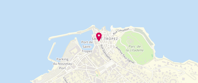 Plan de Façonnable St. Tropez Commerçants, 6 Rue des Commerçants, 83990 Saint-Tropez