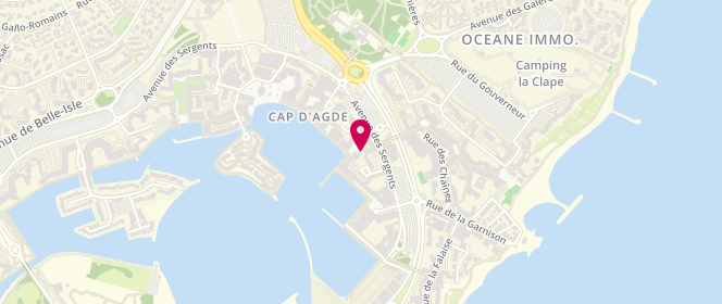 Plan de NATHEA Shop Cap d'Agde, 35 place Agde Marine, 34300 Le Cap D'agde