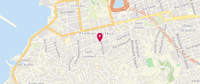 Plan de Sur Toutes Les Coutures - Mercerie A Marseille, 51 Rue Sauveur Tobelem, 13007 Marseille