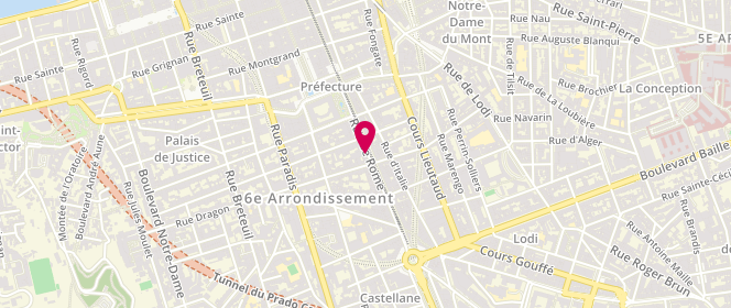 Plan de Central 13, 132 A
134 Rue de Rome, 13006 Marseille