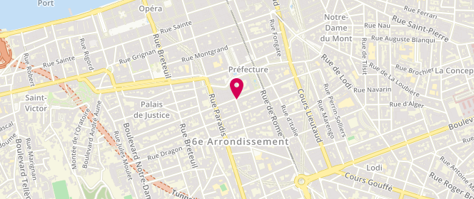 Plan de Mademoiselle, 27 Rue Sylvabelle, 13006 Marseille