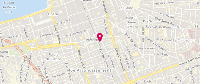 Plan de Paradis D Griff, 111 Rue de Rome, 13006 Marseille