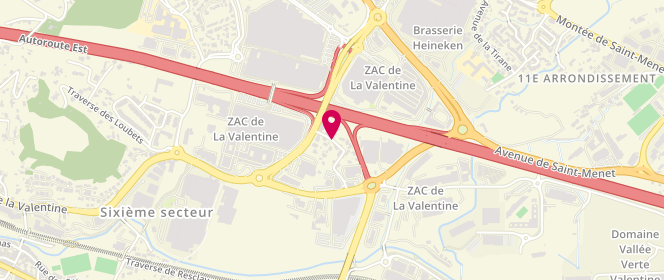 Plan de Danijo, 14 Centre Commercial la Valentine 14 Route Sablière, 13011 Marseille