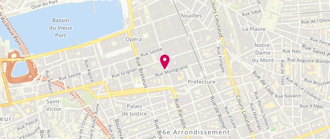 Plan de Café Coton, 36 Rue Montgrand, 13006 Marseille